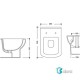 توالت فرنگی وال هنگ GURAL مدل NERO