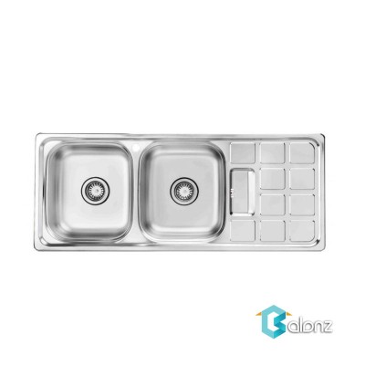 سینک بیمکث مدل BS 511 استیل توکار