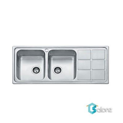 سینک بیمکث مدل BS 912 استیل توکار