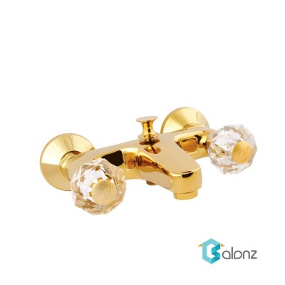 شیر دوش Shouder مدل Diamond طلا براق