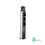 پریز توکار استیل Melloni مدل L1006