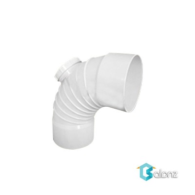 زانو خم 87.5 درجه بی صدا دریچه دار گلپایگان دو سر کوپله