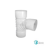 سه راه خم 87.5 درجه بی صدا چسبی گلپایگان سه سرکوپله