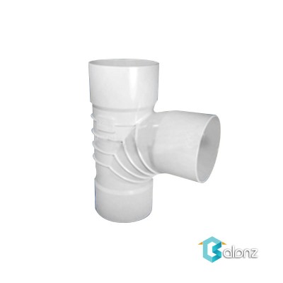 سه راه خم 87.5 درجه بی صدا چسبی گلپایگان سه سرکوپله