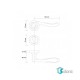 دستگیره روزت HTN Prime مدل 6400