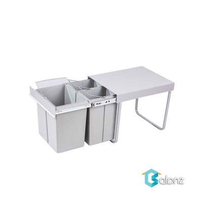 سطل زباله آدلان 3 مخزنه ریلی