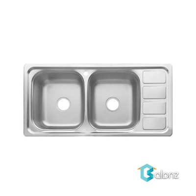 سینک بیمکث مدل BS 517 استیل توکار