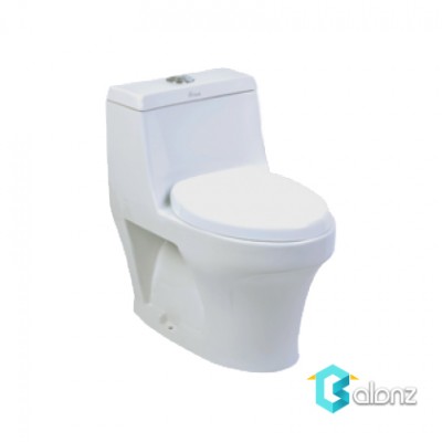 توالت فرنگی یک تکه چینی کرد مدل هلنا