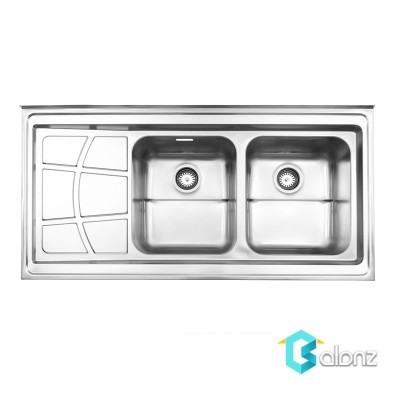 سینک ظرفشویی روکار استیل البرز 762