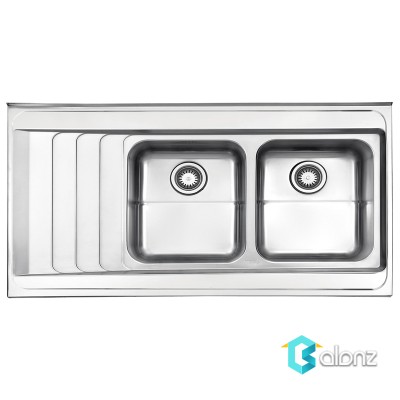 سینک ظرفشویی روکار استیل البرز 734
