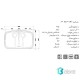 سینک ظرفشویی توکار استیل البرز 628