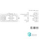 سینک ظرفشویی روکار استیل البرز 530