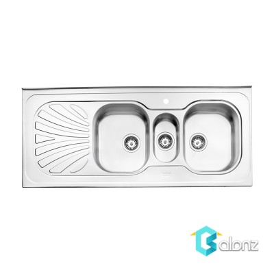 سینک ظرفشویی روکار استیل البرز 530