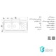 سینک ظرفشویی استیل البرز 270/60