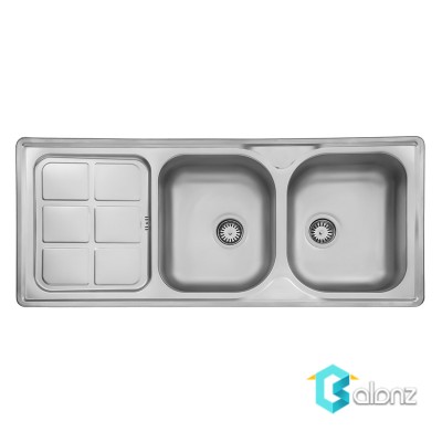 سینک ظرفشویی توکار استیل البرز 215