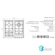 گاز استیل البرز سری chef مدل S4605