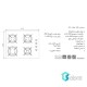 گاز استیل البرز شیشه ای مدل G4601