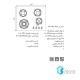 گاز استیل البرز شیشه ای مدل G4652
